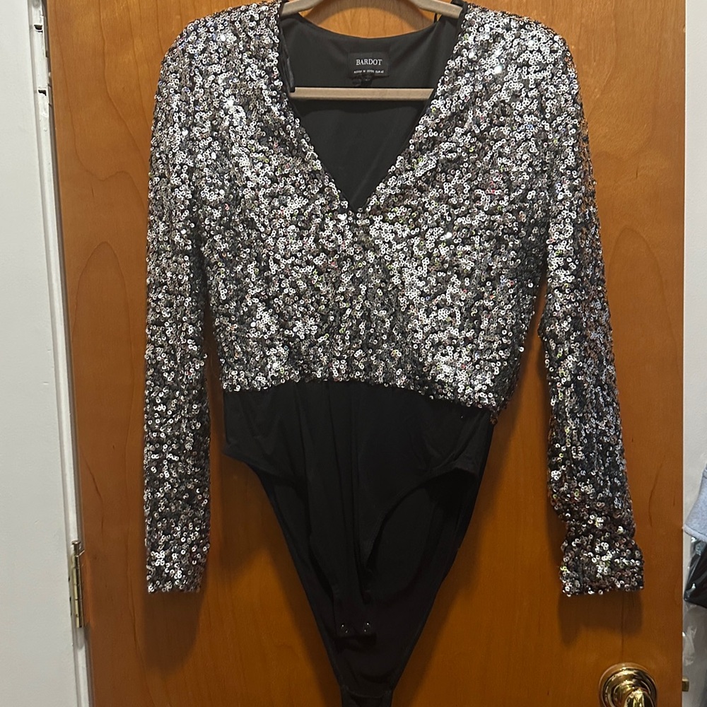 Bardot Black and silver body
